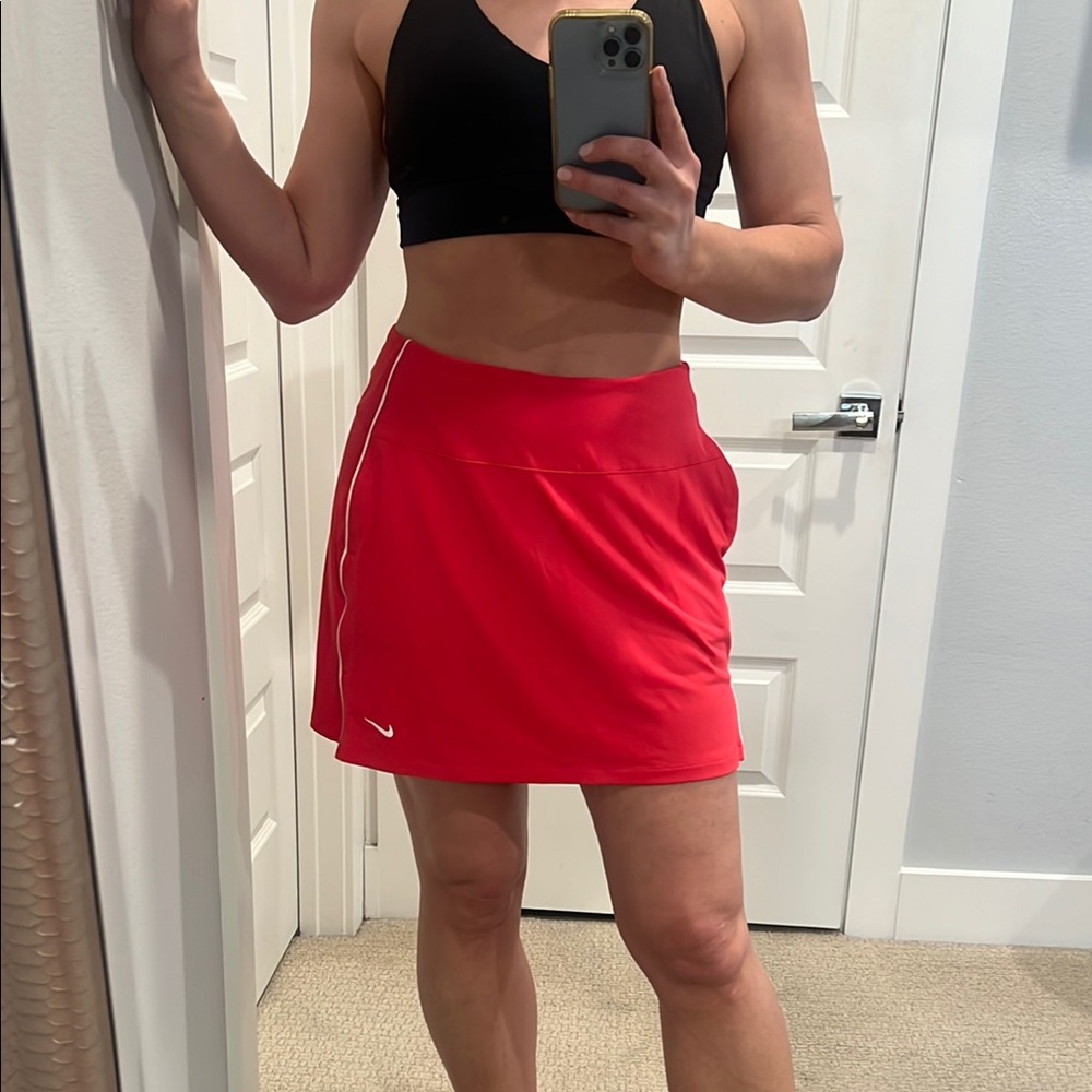 Nike Orange/Pink Skirt for Casual Wear